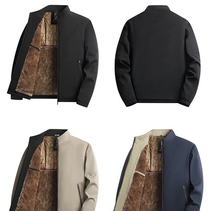 📢📢50% DE RÉDUCTION !!! ✨Veste de travail à col montant et fermeture éclair intégrale pour homme