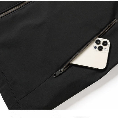 📢📢50% DE RÉDUCTION !!! ✨Veste de travail à col montant et fermeture éclair intégrale pour homme