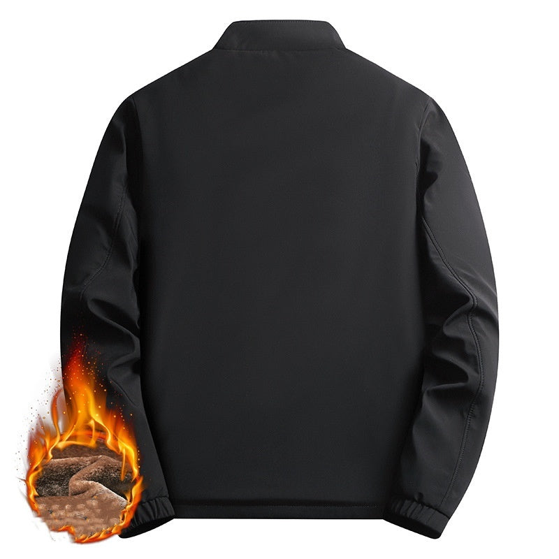 📢📢50% DE RÉDUCTION !!! ✨Veste de travail à col montant et fermeture éclair intégrale pour homme