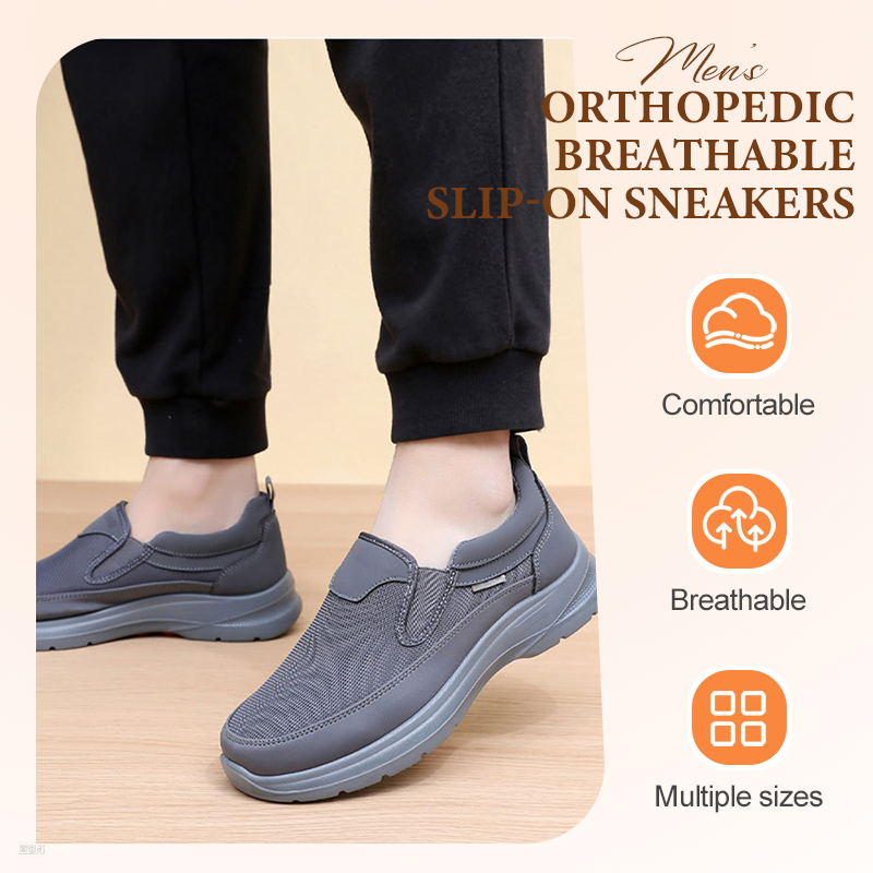 🔥 50% DE RÉDUCTION ! ✨ Chaussures Homme Sans Lacets - Tige Respirante, Semelle Massante Antidérapante, Confort Toute la Journée 👞⚡