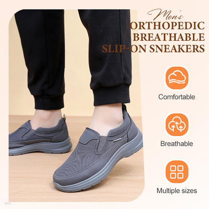 🔥 50% DE RÉDUCTION ! ✨ Chaussures Homme Sans Lacets - Tige Respirante, Semelle Massante Antidérapante, Confort Toute la Journée 👞⚡