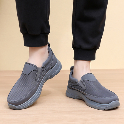 🔥 50% DE RÉDUCTION ! ✨ Chaussures Homme Sans Lacets - Tige Respirante, Semelle Massante Antidérapante, Confort Toute la Journée 👞⚡