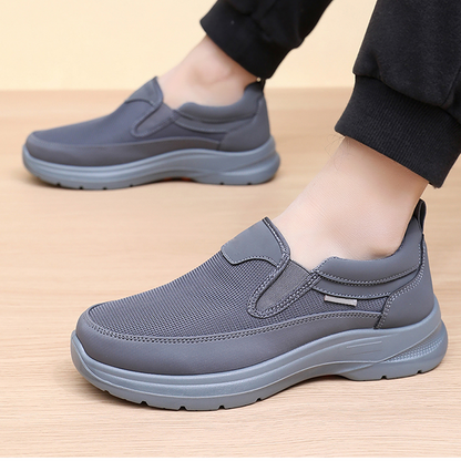 🔥 50% DE RÉDUCTION ! ✨ Chaussures Homme Sans Lacets - Tige Respirante, Semelle Massante Antidérapante, Confort Toute la Journée 👞⚡