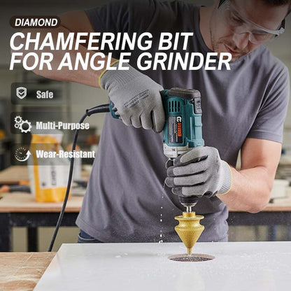🛠️Fraise À Chanfreiner Diamantée pour Meuleuse d'Angle💎