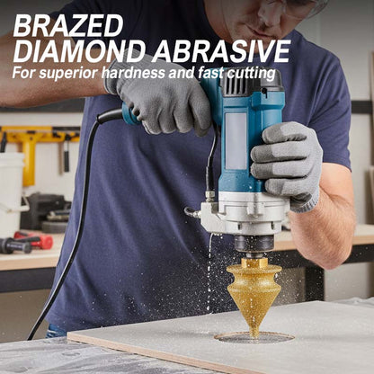 🛠️Fraise À Chanfreiner Diamantée pour Meuleuse d'Angle💎