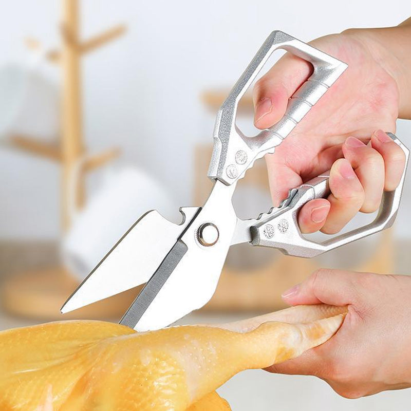 🔥 50 % de réduction ! Ciseaux de cuisine multifonctionnels – Acier inoxydable ultra-tranchant, idéal pour viande, herbes & noix ✂️🦴