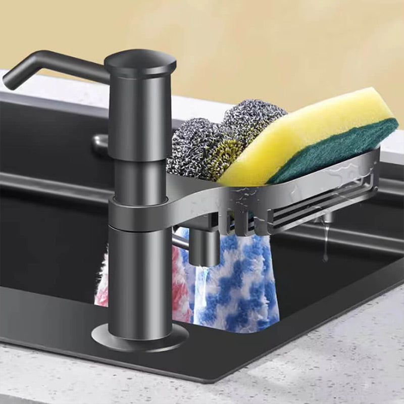 Distributeur de Savon Intégré pour Évier de Cuisine - Durable