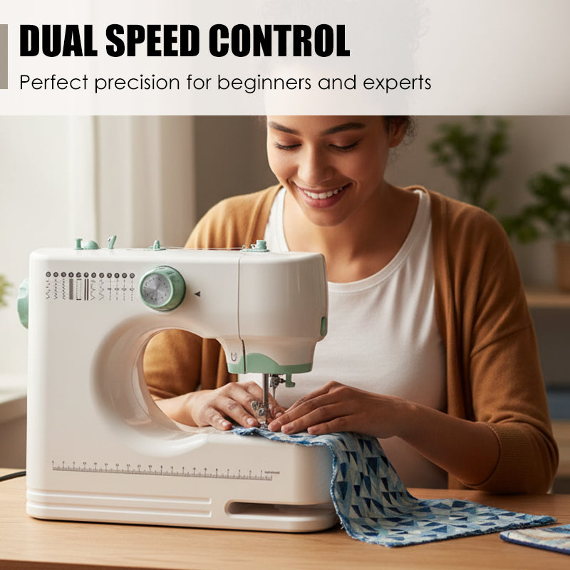 🔥VENTE LIMITÉE 50 % DE RÉDUCTION🔥🧵 Machine à coudre électrique compacte pour usage domestique 💯