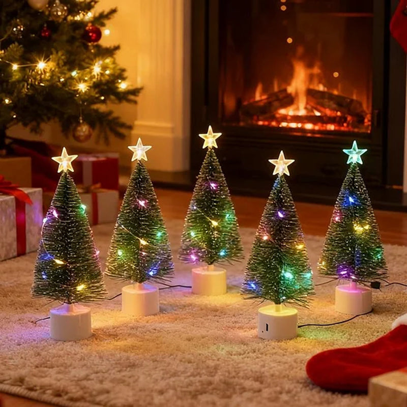 🔥VENTE LIMITÉE 50 % DE RÉDUCTION🔥LED Pin aiguille arbre de Noël avec étoile