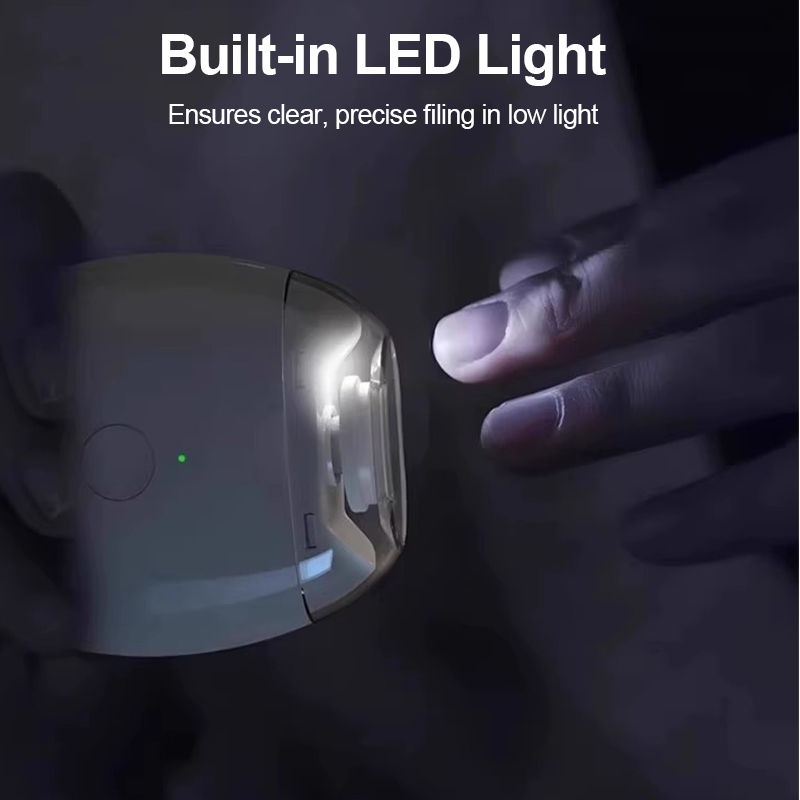 🔥50% DE RÉDUCTION ! ✨ Ponceuse à Ongles Auto - 3 Vitesses Réglables, Silencieuse, LED Integrée pour Soin Précise 💅✨