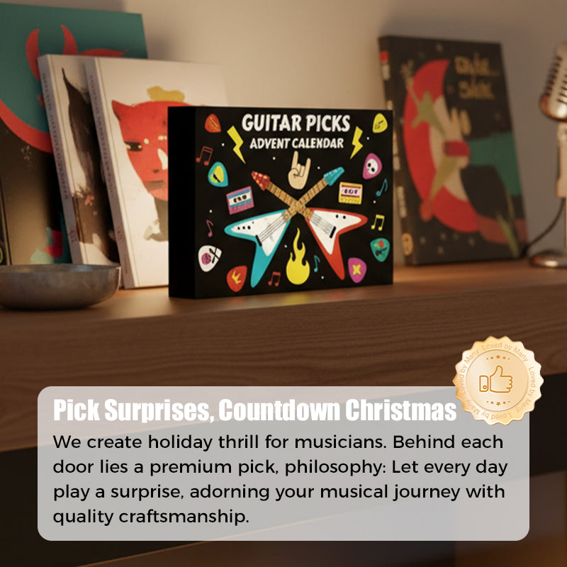 🔥VENTE LIMITÉE 50 % DE RÉDUCTION🔥Calendrier de l’Avent de 24 Jours avec Médiators de Noël