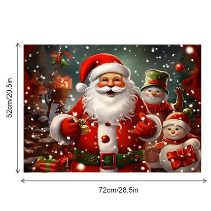 🔥 50% DE RÉDUCTION ! ✨ Protège-Plaque de Cuisson Noël - Antidérapant, Facile à Nettoyer, Décoration Festive 🎄🔥