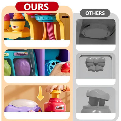 🎄Soldes de Noël 50 % de réduction🍦✨【Kit de pâte à modeler DIY pour enfants】✨ - Kit de pâte à modeler créatif pour les jeux de rôle et le développement des capacités sensorielles des enfants, le cadeau idéal !🎁