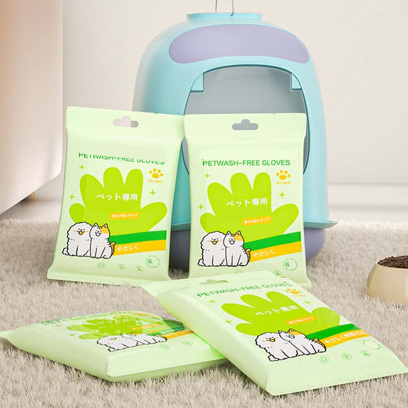 🔥VENTE LIMITÉE 50 % DE RÉDUCTION🔥Gants de toilettage sans rinçage pour animaux domestiques avec effet neutralisant les odeurs