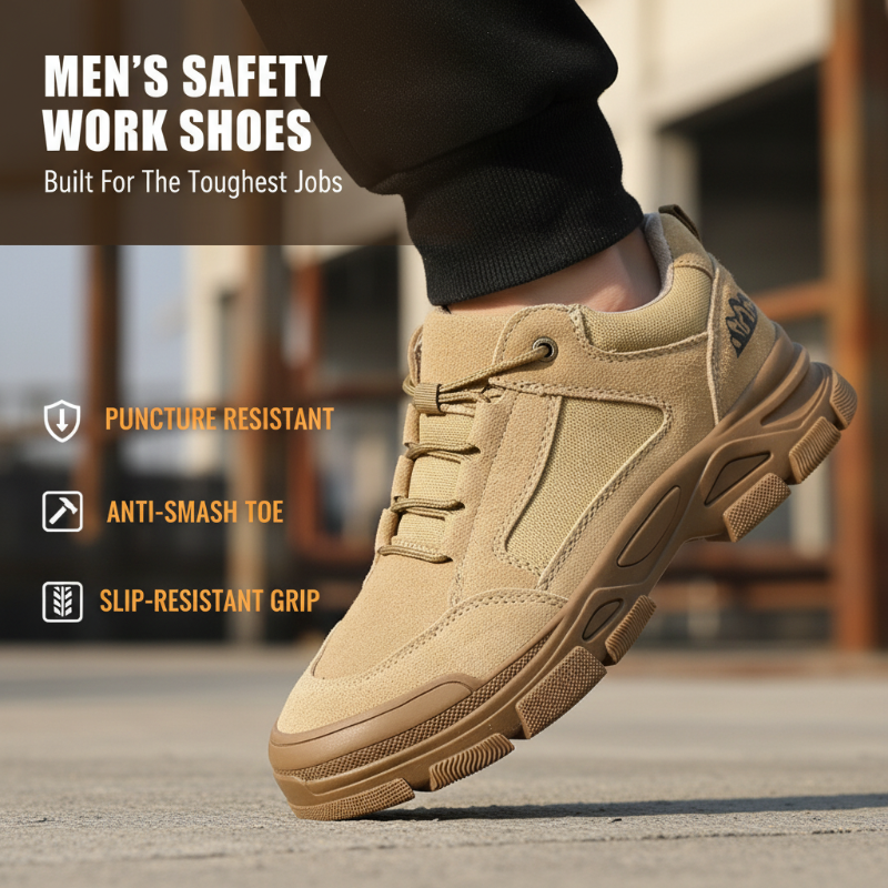 🔥VENTE LIMITÉE 50 % DE RÉDUCTION🔥🎄Promotion de Noël Chaussures de travail de sécurité à l'épreuve de perforation pour hommes