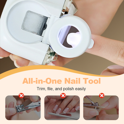 ⏳Spécial à durée limitée⏰Coupe-ongles électrique avec lampe💅