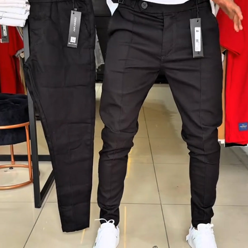 🔥 Soldes de Noël - 50 % de réduction 🎁❤️Herren Slim-Fit Hose mit verstellbarem Bund