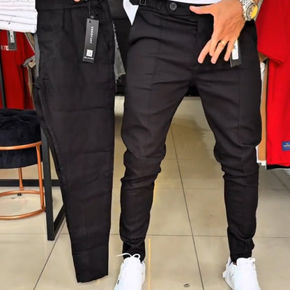 🔥 Soldes de Noël - 50 % de réduction 🎁❤️Herren Slim-Fit Hose mit verstellbarem Bund