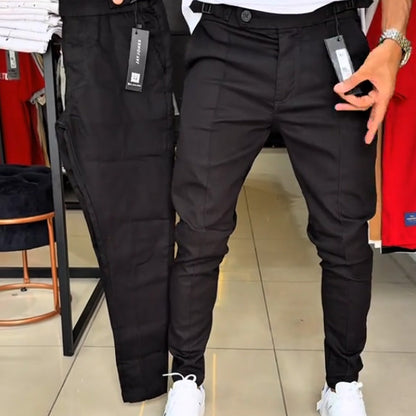 🔥 Soldes de Noël - 50 % de réduction 🎁❤️Herren Slim-Fit Hose mit verstellbarem Bund