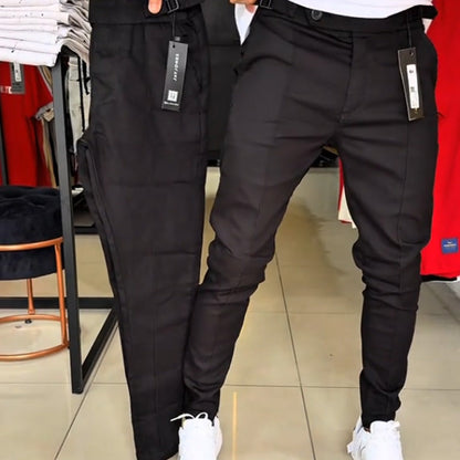 🔥 Soldes de Noël - 50 % de réduction 🎁❤️Herren Slim-Fit Hose mit verstellbarem Bund