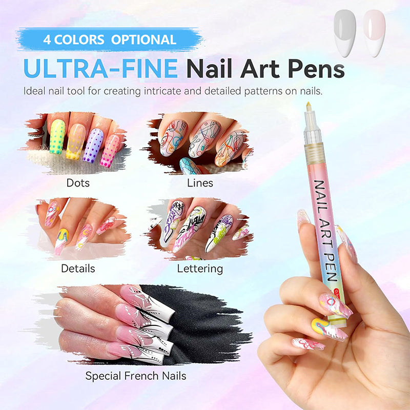 🔥VENTE LIMITÉE 50 % DE RÉDUCTION🔥🎄Promotion Exceptionnelle de Noël🎁Kit de 12 Stylos Professionnels pour Nail Art