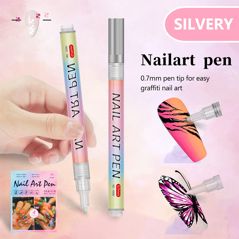 🔥VENTE LIMITÉE 50 % DE RÉDUCTION🔥🎄Promotion Exceptionnelle de Noël🎁Kit de 12 Stylos Professionnels pour Nail Art