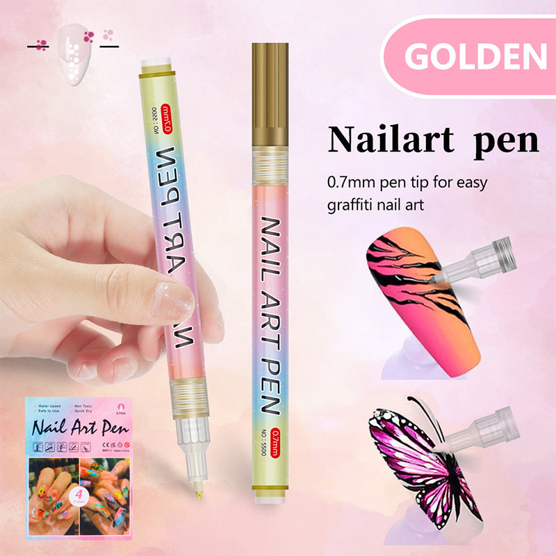 🔥VENTE LIMITÉE 50 % DE RÉDUCTION🔥🎄Promotion Exceptionnelle de Noël🎁Kit de 12 Stylos Professionnels pour Nail Art