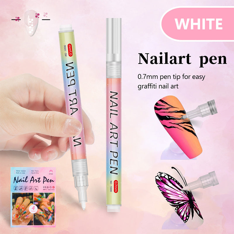 🔥VENTE LIMITÉE 50 % DE RÉDUCTION🔥🎄Promotion Exceptionnelle de Noël🎁Kit de 12 Stylos Professionnels pour Nail Art