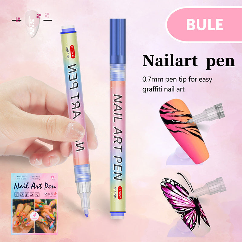 🔥VENTE LIMITÉE 50 % DE RÉDUCTION🔥🎄Promotion Exceptionnelle de Noël🎁Kit de 12 Stylos Professionnels pour Nail Art