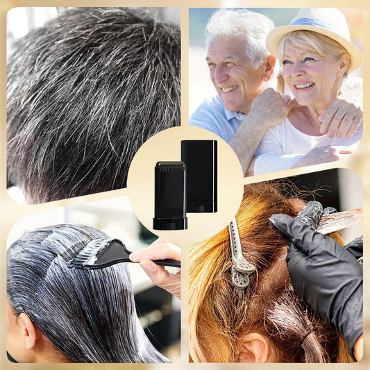 💇 PROMO LIMITÉE 50% DE RÉDUCTION ! 💥 Stick Coloration Instantanée 2-en-1 avec Peigne Intégré – Couvre Racines, Rapide, Portable ✨