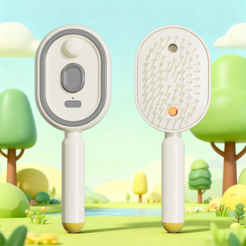 💆‍♀️ 50% DE RÉDUCTION ! 🎉 Brosse Électrique Cheveux – Spray Hydratant, Massage & Lissant Instantané ✨📦