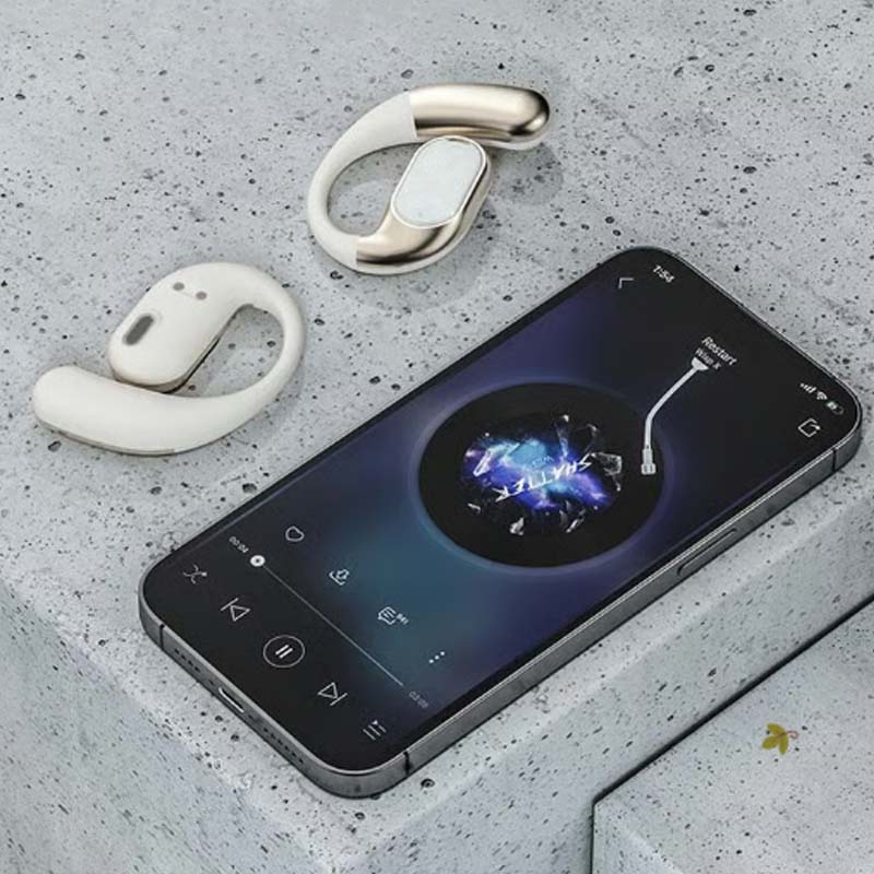 🎧 50 % DE RÉDUCTION MAINTENANT ! ⚡ Écouteurs sans fil à oreille ouverte – Légers, son clair et sans danger pour une utilisation en extérieur 🏃‍♂️✨