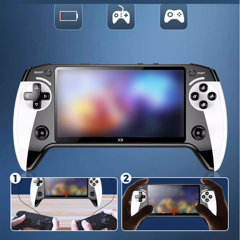 🎮🔥 PROMO FLASH 61% ! Console Arcade Portable Rétro – Écran 5.5" HD, 9 Émulateurs, Sortie TV, 2 Manettes Sans Fil ⚡