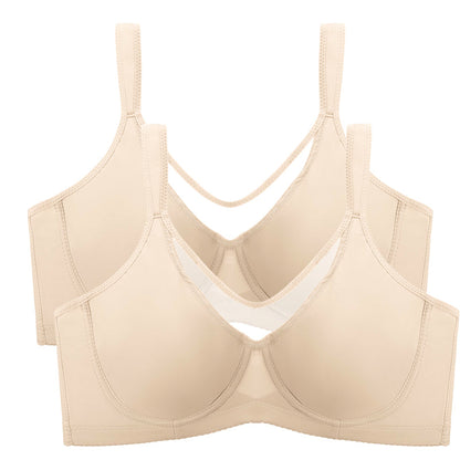 🏆 50% DE RÉDUCTION ! 💐Soutien-gorge élégant et transparent à couverture intégrale pour femmes rondes