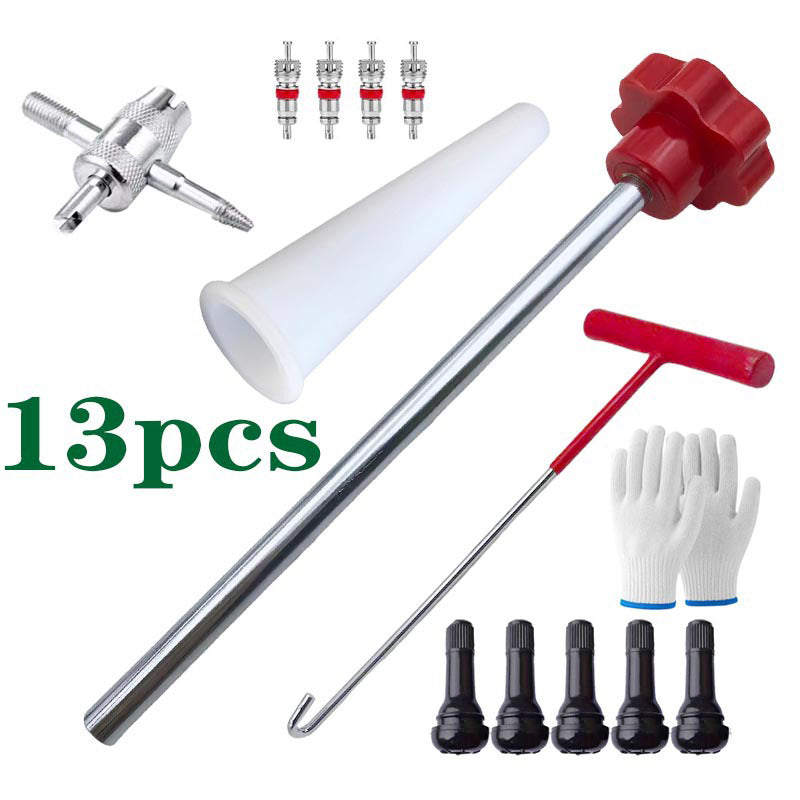 📢📢54% de réduction ! Kit d’outils pour valve de pneu de voiture à changement rapide – Polyvalent & Portable 🔧🚗