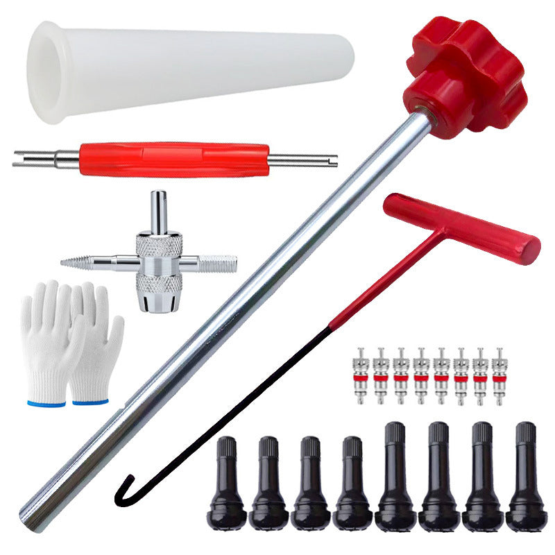 📢📢54% de réduction ! Kit d’outils pour valve de pneu de voiture à changement rapide – Polyvalent & Portable 🔧🚗