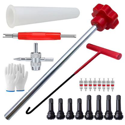 📢📢54% de réduction ! Kit d’outils pour valve de pneu de voiture à changement rapide – Polyvalent & Portable 🔧🚗