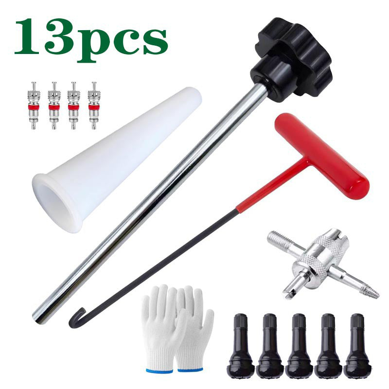 📢📢54% de réduction ! Kit d’outils pour valve de pneu de voiture à changement rapide – Polyvalent & Portable 🔧🚗