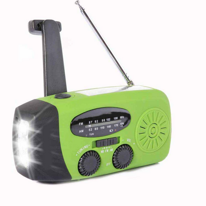 🆘 Sécurité Ultime Autonome - Radio de Survie Multifonction Solaire & Manivelle - Lampe Torche, Chargeur USB, Alerte
