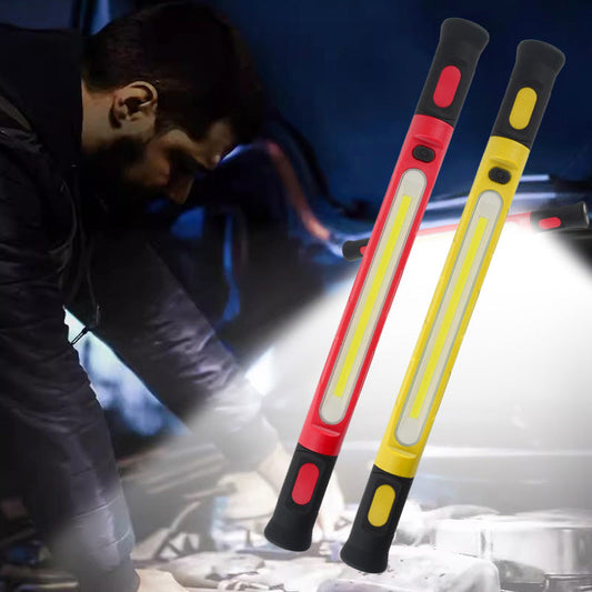 💡Lampe de Travail LED 3000LM – Base Magnétique & Crochet de Suspension, Batterie Rechargeable 5200mAh, Parfaite pour Atelier, Garage et Réparation Auto 🔧⚡