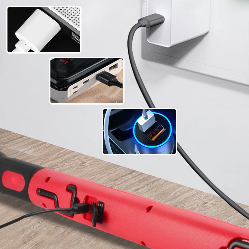 💡Lampe de Travail LED 3000LM – Base Magnétique & Crochet de Suspension, Batterie Rechargeable 5200mAh, Parfaite pour Atelier, Garage et Réparation Auto 🔧⚡