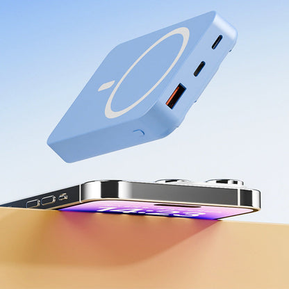 🔋🧲 PROMO FLASH 50% ! Batterie Externe Magnétique MagSafe – Support Intégré, Recharge Rapide 15W-22,5W, 10000/20000mAh, 4 Couleurs, Idéale iPhone & Android 📱