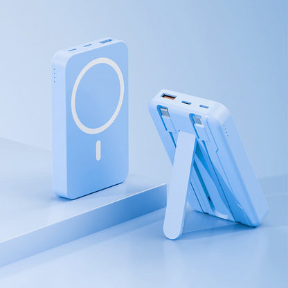 🔋🧲 PROMO FLASH 50% ! Batterie Externe Magnétique MagSafe – Support Intégré, Recharge Rapide 15W-22,5W, 10000/20000mAh, 4 Couleurs, Idéale iPhone & Android 📱