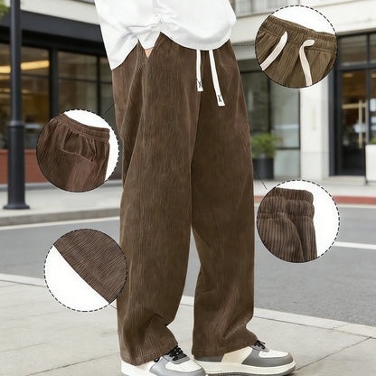 📢📢49 % de réduction !! ⏰Pantalon ample à cordon et poches pour homme