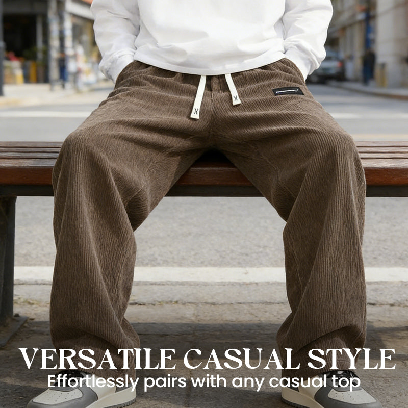📢📢49 % de réduction !! ⏰Pantalon ample à cordon et poches pour homme