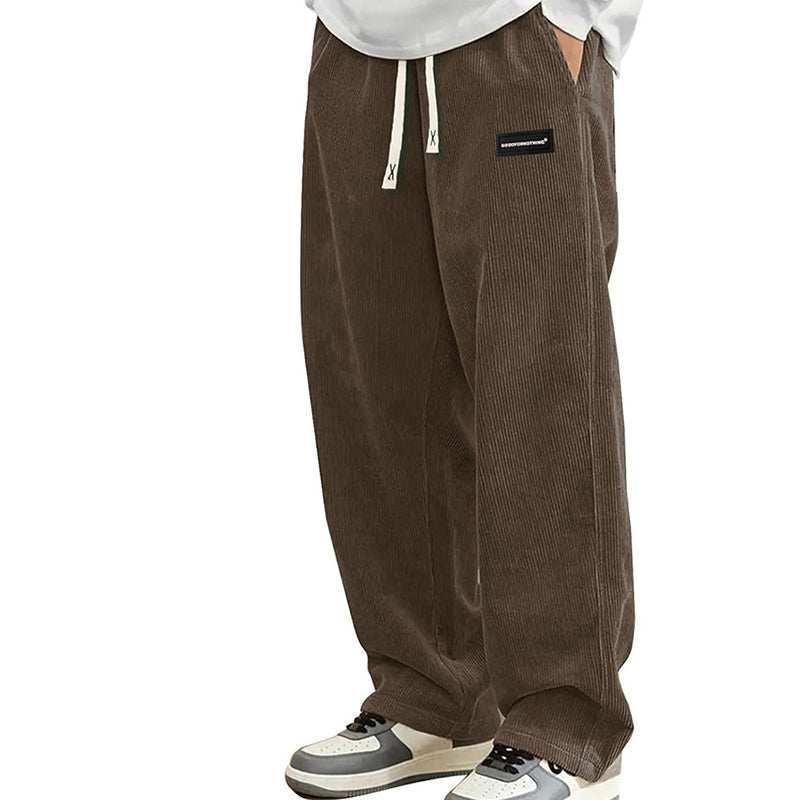 📢📢49 % de réduction !! ⏰Pantalon ample à cordon et poches pour homme