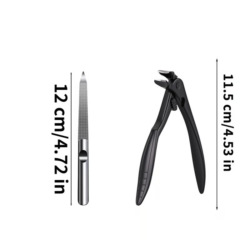 📢📢60 % DE RÉDUCTION MAINTENANT ✨🔥Coupe-ongles courbé en acier inoxydable – Ergonomique et facile à utiliser pour les seniors