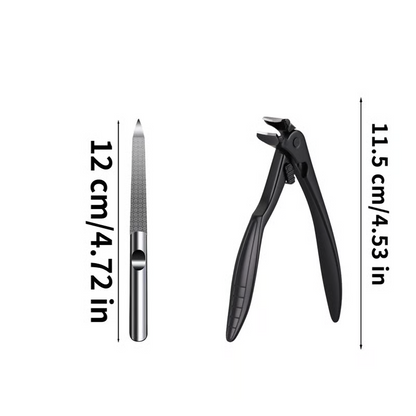 📢📢60 % DE RÉDUCTION MAINTENANT ✨🔥Coupe-ongles courbé en acier inoxydable – Ergonomique et facile à utiliser pour les seniors