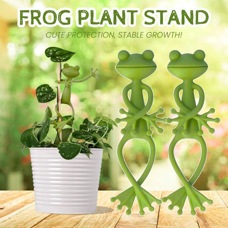 🐸Support pour plantes en forme de grenouille - Un support charmant et robuste pour les petites plantes en pot et les plantes succulentes🌿