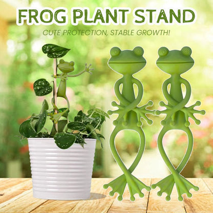 🐸Support pour plantes en forme de grenouille - Un support charmant et robuste pour les petites plantes en pot et les plantes succulentes🌿